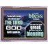 I BLESS THEE AND THOU SHALT BE A BLESSING  Custom Wall Scripture Art  GWAMBASSADOR10306  "48x32"