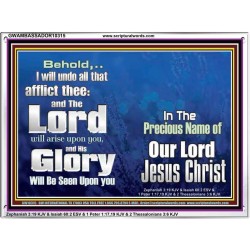 HIS GLORY SHALL BE SEEN UPON YOU  Custom Art and Wall Décor  GWAMBASSADOR10315  "48x32"