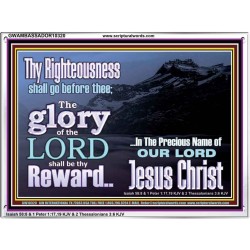 THE GLORY OF THE LORD WILL BE UPON YOU  Custom Inspiration Scriptural Art Acrylic Frame  GWAMBASSADOR10320  "48x32"