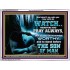 BE COUNTED WORTHY OF THE SON OF MAN  Custom Inspiration Scriptural Art Acrylic Frame  GWAMBASSADOR10321  "48x32"