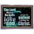 DIRECT YOUR HEARTS INTO THE LOVE OF GOD  Art & Décor Acrylic Frame  GWAMBASSADOR10327  "48x32"