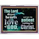 DIRECT YOUR HEARTS INTO THE LOVE OF GOD  Art & Décor Acrylic Frame  GWAMBASSADOR10327  