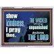 THE WICKED WILL NOT GO UNPUNISHED  Bible Verse for Home Acrylic Frame  GWAMBASSADOR10330  