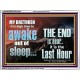 BRETHREN AWAKE OUT OF SLEEP THE END IS NEAR  Bible Verse Acrylic Frame Art  GWAMBASSADOR10336  