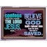 IN CHRIST JESUS IS ULTIMATE DELIVERANCE  Bible Verse for Home Acrylic Frame  GWAMBASSADOR10343  "48x32"