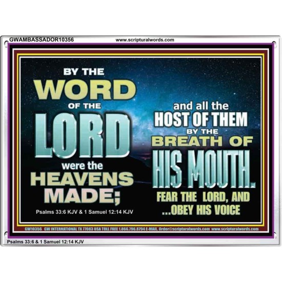 THE BREATH OF HIS MOUTH  Ultimate Power Picture  GWAMBASSADOR10356  