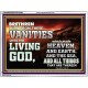 TURN FROM THESE VANITIES TO THE LIVING GOD JEHOVAH  Unique Scriptural Acrylic Frame  GWAMBASSADOR10363  