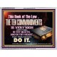 KEEP THE TEN COMMANDMENTS FERVENTLY  Ultimate Power Acrylic Frame  GWAMBASSADOR10374  