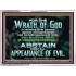 UNGODLINESS AND UNRIGHTEOUSNESS OUTLAW IN ETERNITY  Righteous Living Christian Acrylic Frame  GWAMBASSADOR10402  "48x32"