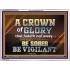 CROWN OF GLORY FOR OVERCOMERS  Scriptures Décor Wall Art  GWAMBASSADOR10440  "48x32"