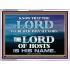 JEHOVAH GOD OUR LORD IS AN INCOMPARABLE GOD  Christian Acrylic Frame Wall Art  GWAMBASSADOR10447  "48x32"