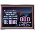 WHAT THE LORD GOD HAS PREPARE FOR THOSE WHO LOVE HIM  Scripture Acrylic Frame Signs  GWAMBASSADOR10453  "48x32"