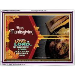 THE LORD IS GOOD HIS MERCY ENDURETH FOR EVER  Contemporary Christian Wall Art  GWAMBASSADOR10471  "48x32"
