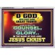 GUIDE ME THY COUNSEL GREAT AND MIGHTY GOD  Biblical Art Acrylic Frame  GWAMBASSADOR10511  