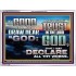 DRAW NEARER TO THE LIVING GOD  Bible Verses Acrylic Frame  GWAMBASSADOR10514  "48x32"