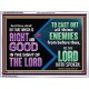 DO THAT WHICH IS RIGHT AND GOOD IN THE SIGHT OF THE LORD  Righteous Living Christian Acrylic Frame  GWAMBASSADOR10533  