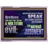 DO NOT FOLLOW MULTITUDE TO DO EVIL  Eternal Power Acrylic Frame  GWAMBASSADOR10534  "48x32"