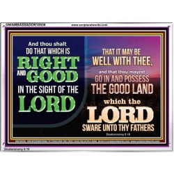 THAT IT MAY BE WELL WITH THEE  Contemporary Christian Wall Art  GWAMBASSADOR10536  "48x32"