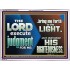 BRING ME FORTH TO THE LIGHT O LORD JEHOVAH  Scripture Art Prints Acrylic Frame  GWAMBASSADOR10563  "48x32"