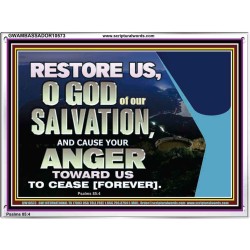 GOD OF OUR SALVATION  Scripture Wall Art  GWAMBASSADOR10573  "48x32"