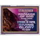 STAGGERED NOT AT THE PROMISE OF GOD  Custom Wall Art  GWAMBASSADOR10599  