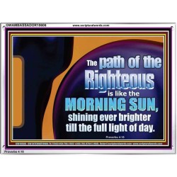 THE PATH OF THE RIGHTEOUS IS LIKE THE MORNING SUN  Custom Biblical Paintings  GWAMBASSADOR10606  "48x32"