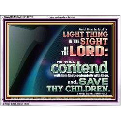 LIGHT THING IN THE SIGHT OF THE LORD  Unique Scriptural ArtWork  GWAMBASSADOR10611B  "48x32"