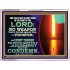 CONDEMN EVERY TONGUE THAT RISES AGAINST YOU IN JUDGEMENT  Custom Inspiration Scriptural Art Acrylic Frame  GWAMBASSADOR10616B  "48x32"