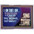 I AM THAT I AM GREAT AND MIGHTY GOD  Bible Verse for Home Acrylic Frame  GWAMBASSADOR10625  "48x32"