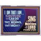 I AM THAT I AM GREAT AND MIGHTY GOD  Bible Verse for Home Acrylic Frame  GWAMBASSADOR10625  