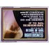 GIVE YOURSELF TO DO THE DESIRES OF GOD  Inspirational Bible Verses Acrylic Frame  GWAMBASSADOR10628B  "48x32"