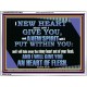 I WILL GIVE YOU A NEW HEART AND NEW SPIRIT  Bible Verse Wall Art  GWAMBASSADOR10633  