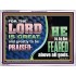 THE LORD IS GREAT AND GREATLY TO BE PRAISED  Unique Scriptural Acrylic Frame  GWAMBASSADOR10681  "48x32"