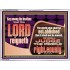 THE LORD IS A DEPENDABLE RIGHTEOUS JUDGE VERY FAITHFUL GOD  Unique Power Bible Acrylic Frame  GWAMBASSADOR10682  "48x32"