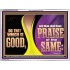 DO THAT WHICH IS GOOD AND THOU SHALT HAVE PRAISE OF THE SAME  Children Room  GWAMBASSADOR10687  "48x32"