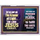 THE ARMOUR OF LIGHT OUR LORD JESUS CHRIST  Ultimate Inspirational Wall Art Acrylic Frame  GWAMBASSADOR10689  