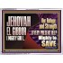 JEHOVAH EL GIBBOR MIGHTY GOD MIGHTY TO SAVE  Eternal Power Acrylic Frame  GWAMBASSADOR10715  "48x32"