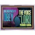 DILIGENTLY OBEY THE VOICE OF THE LORD OUR GOD  Bible Verse Art Prints  GWAMBASSADOR10724  "48x32"