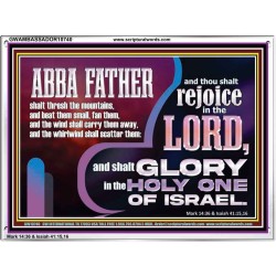 ABBA FATHER SHALL SCATTER ALL OUR ENEMIES AND WE SHALL REJOICE IN THE LORD  Bible Verses Acrylic Frame  GWAMBASSADOR10740  