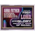 ABBA FATHER SHALL SCATTER ALL OUR ENEMIES AND WE SHALL REJOICE IN THE LORD  Bible Verses Acrylic Frame  GWAMBASSADOR10740  "48x32"