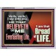 HE THAT BELIEVETH ON ME HATH EVERLASTING LIFE  Contemporary Christian Wall Art  GWAMBASSADOR10758  