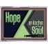 HOPE AN ANCHOR OF THE SOUL  Christian Paintings  GWAMBASSADOR10762  "48x32"