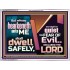 WHOSO HEARKENETH UNTO THE LORD SHALL DWELL SAFELY  Christian Artwork  GWAMBASSADOR10767  "48x32"