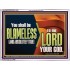 BE ABSOLUTELY TRUE TO THE LORD OUR GOD  Children Room Acrylic Frame  GWAMBASSADOR11920  "48x32"