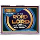 THE WORD OF THE LORD IS FOREVER SETTLED  Ultimate Inspirational Wall Art Acrylic Frame  GWAMBASSADOR12035  