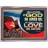 LOVE ONE ANOTHER  Custom Contemporary Christian Wall Art  GWAMBASSADOR12129  "48x32"