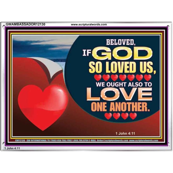 BELOVED IF GOD SO LOVED US  Custom Biblical Paintings  GWAMBASSADOR12130  