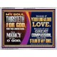 MY SOUL THIRSTETH FOR GOD THE LIVING GOD HAVE MERCY ON ME  Custom Christian Artwork Acrylic Frame  GWAMBASSADOR12135  