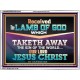 RECEIVED THE LAMB OF GOD OUR LORD JESUS CHRIST  Art & Décor Acrylic Frame  GWAMBASSADOR12153  