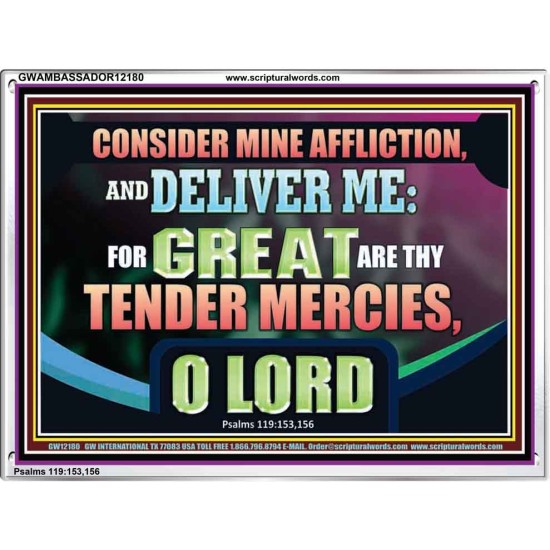 GREAT ARE THY TENDER MERCIES O LORD  Unique Scriptural Picture  GWAMBASSADOR12180  